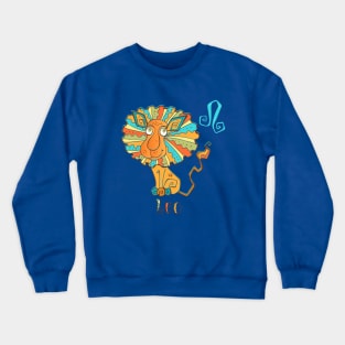 Leo zodiac children Crewneck Sweatshirt